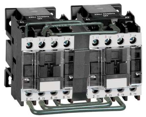 IEC Magnetic Contactor, 3 Poles, 120 V AC, 12 A, Reversing: Yes