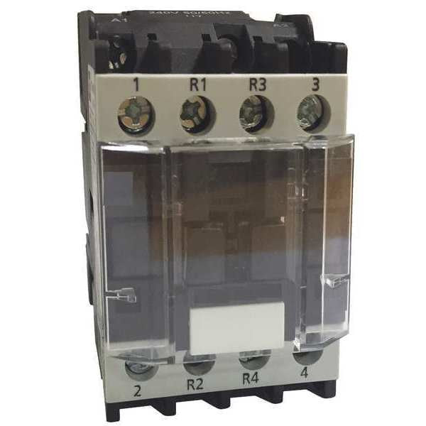 IEC Magnetic Contactor, 4 Poles, 120 V AC, 9 A, Reversing: No