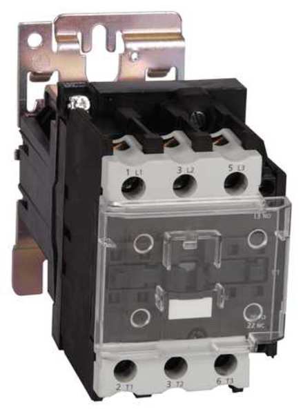 IEC Magnetic Contactor, 3 Poles, 24 V DC, 50 A, Reversing: No