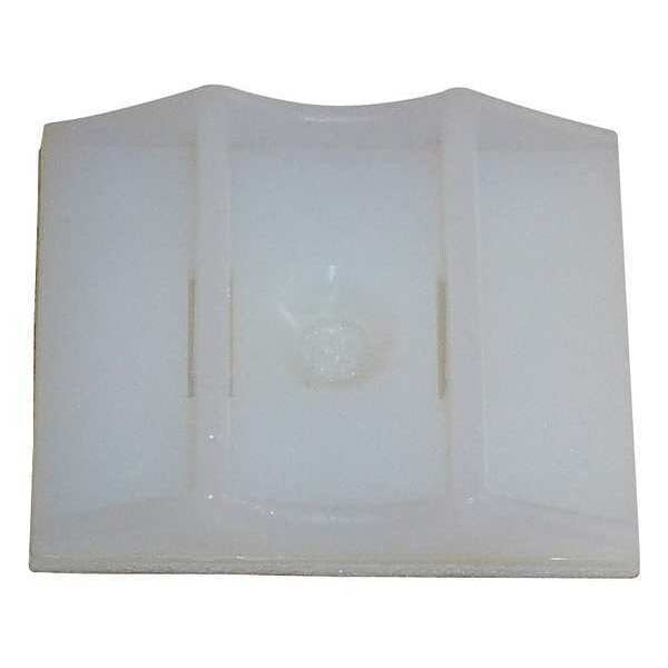 Cable Tie Mounting Pad, 2-Way, Natrl, PK100