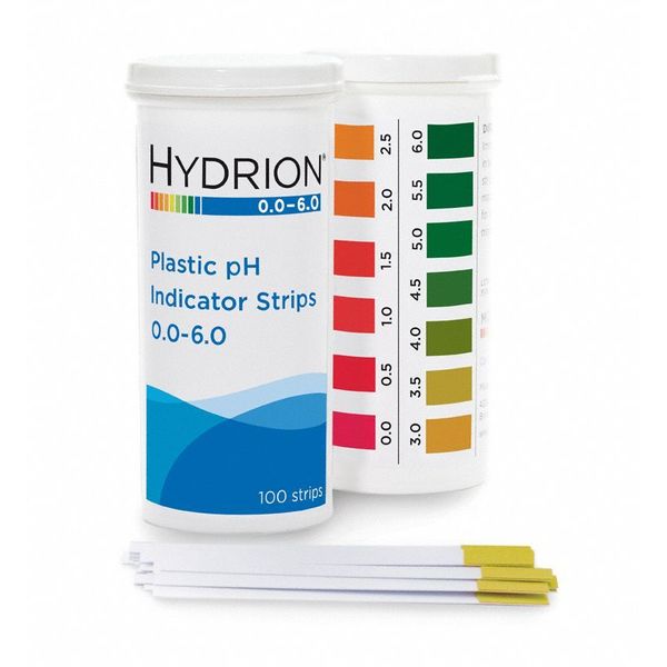 pH Strips, Hydrion Spectral, 0-6, PK100