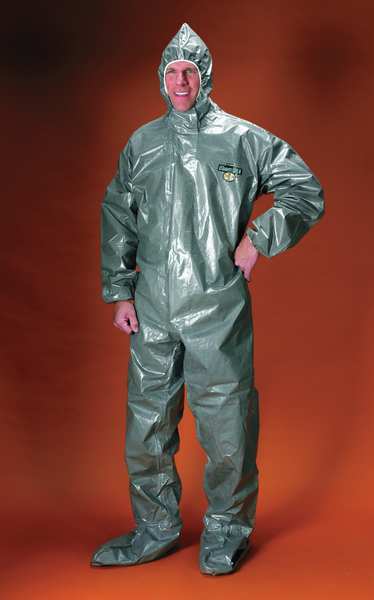Hooded ChemMax 3, Gray, Boots, 2XL