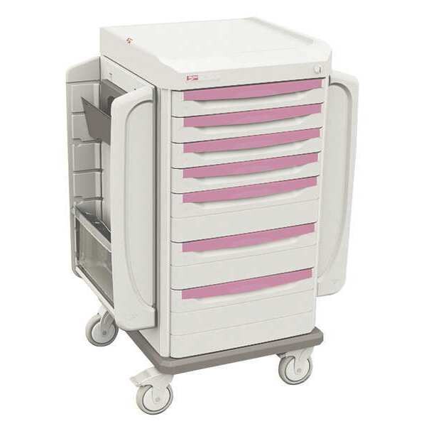 Bedside Cart, Polymer, Light Taupe