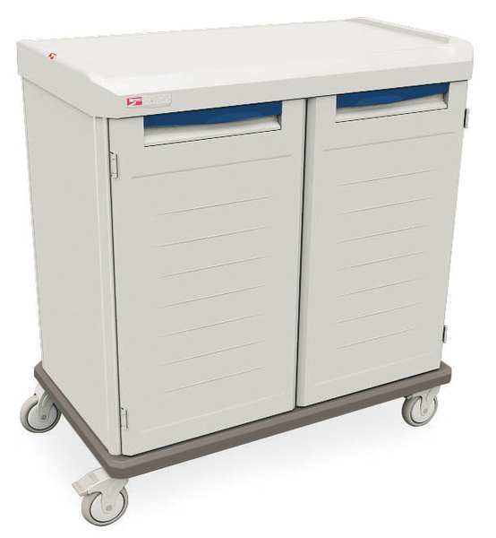 Supply Cart, Polymer, Light Taupe