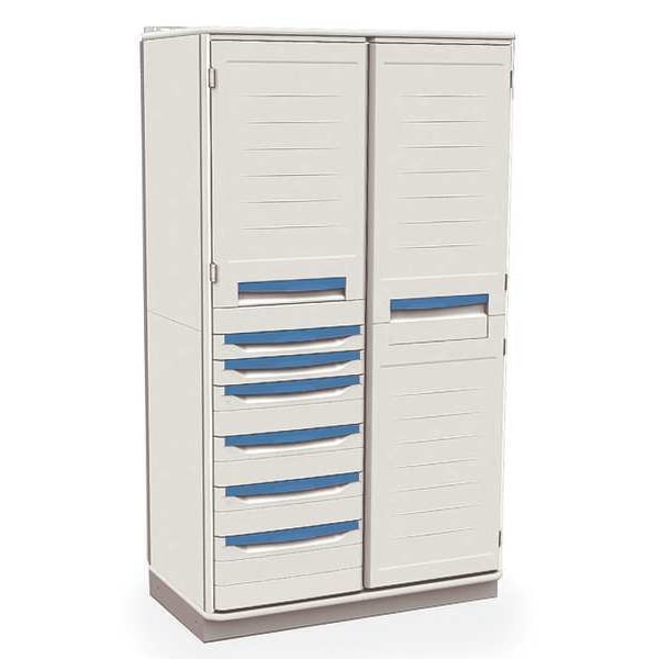 Tall Cabinet, Polymer, Ligth Taupe
