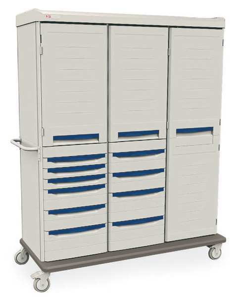 Medical Mobile Cart, Light Taupe