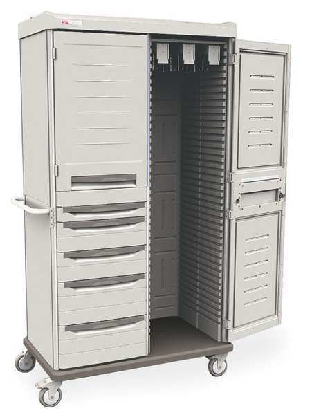 Catheter Storage Cart, polymer, Lt.Taupe