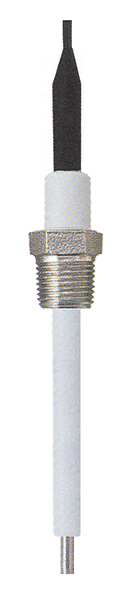 Liquid Level Probe, 12In, 1/2NPT, PTFE, 10Ft