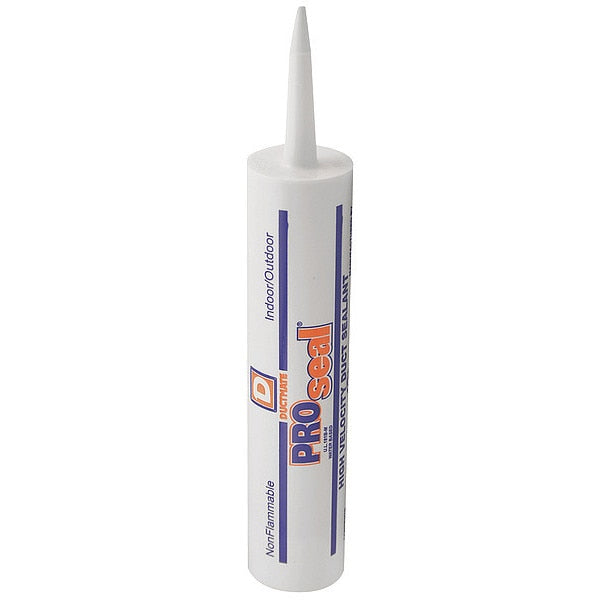 Low VOC Duct Sealant, 10.5 oz, Cartridge, Gray, Water Base
