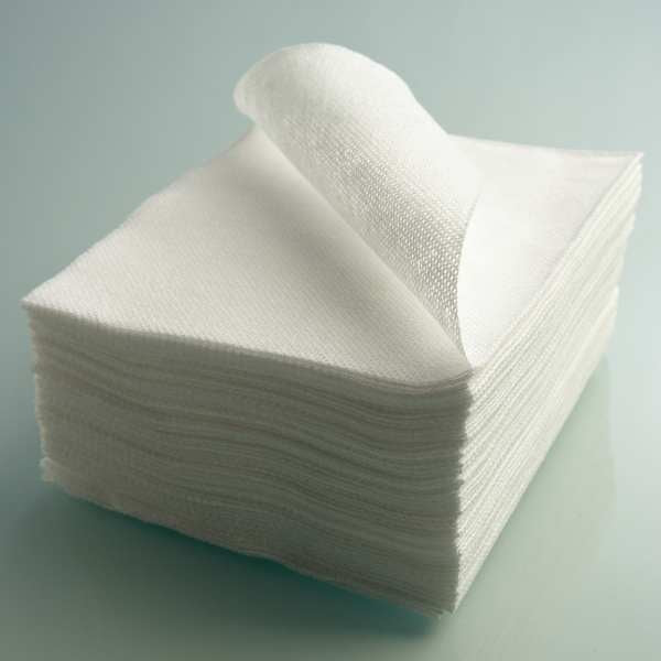Dry Wipe, White, Pack, Cotton, 1 PK, 100 Wipes, 5 in x 5 in