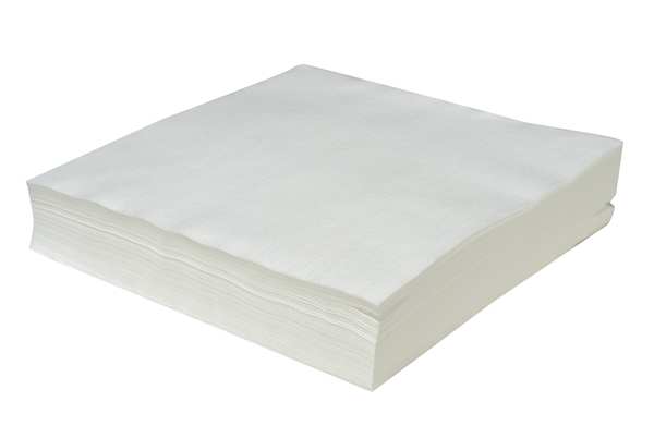 Dry Wipe, White, Pack, Cotton, 1 PK, 150 Wipes, 12 in x 12 in