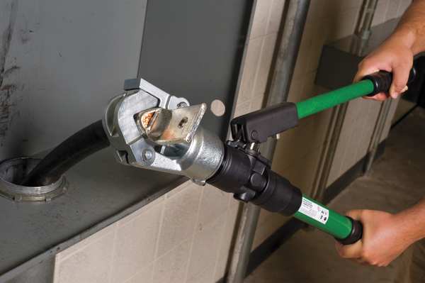 26 in Dieless Crimper 4 AWG to 1000 kcmil Cu, 6 AWG to 1000 kcmil Al