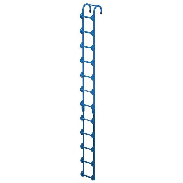 Storage Tank Ladder, Steel, Powder Coated Finish