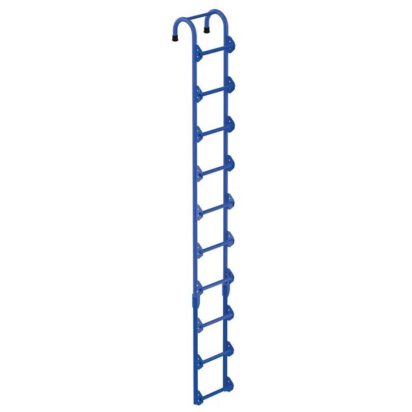 Storage Tank Ladder, Steel, Powder Coated Finish