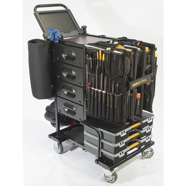 Base PM Cart with Vise & Complete Tool Bag