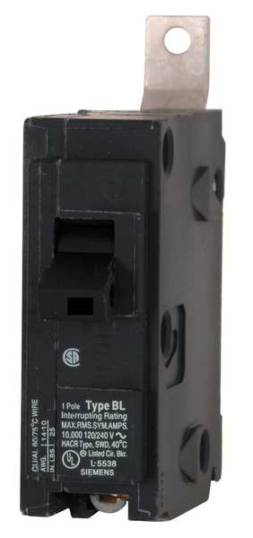 Miniature Circuit Breaker, 70 A, 120/240V AC, 1 Pole, Bolt On Mounting Style, BL Series