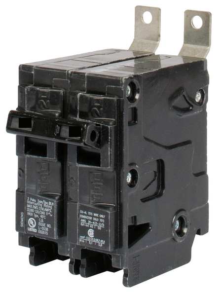 Miniature Circuit Breaker, 125 A, 120/240V AC, 2 Pole, Bolt On Mounting Style, BL Series