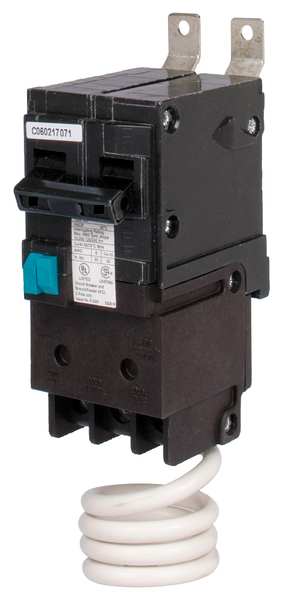 Miniature Circuit Breaker, 15 A, 120/240V AC, 2 Pole, Bolt On Mounting Style, BAFH Series
