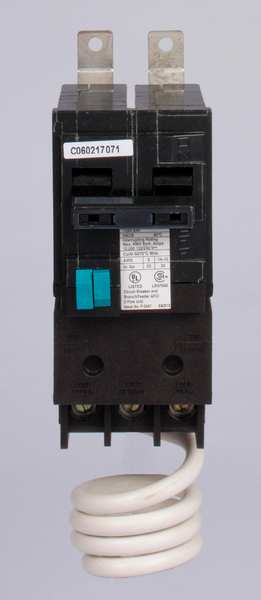 Miniature Circuit Breaker, 15 A, 120/240V AC, 2 Pole, Bolt On Mounting Style, BAFH Series
