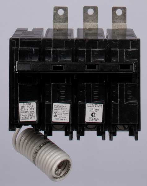 Miniature Circuit Breaker, 45 A, 120/240V AC, 3 Pole, Bolt On Mounting Style, BL Series