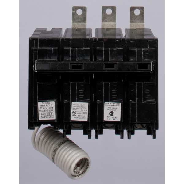Miniature Circuit Breaker, 15 A, 120/240V AC, 3 Pole, Bolt On Mounting Style, BL Series