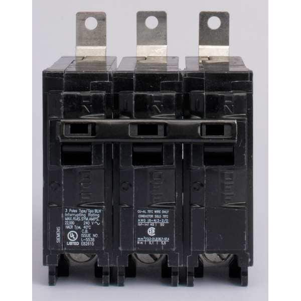 Miniature Circuit Breaker, 35 A, 240V AC, 3 Pole, Bolt On Mounting Style, BL Series