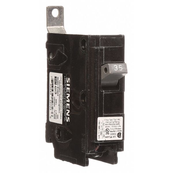 Miniature Circuit Breaker, 35 A, 120/240V AC, 1 Pole, Bolt On Mounting Style, BL Series