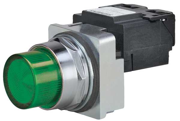 Pilot Light Complete, LED, 24V, 30mm, GR
