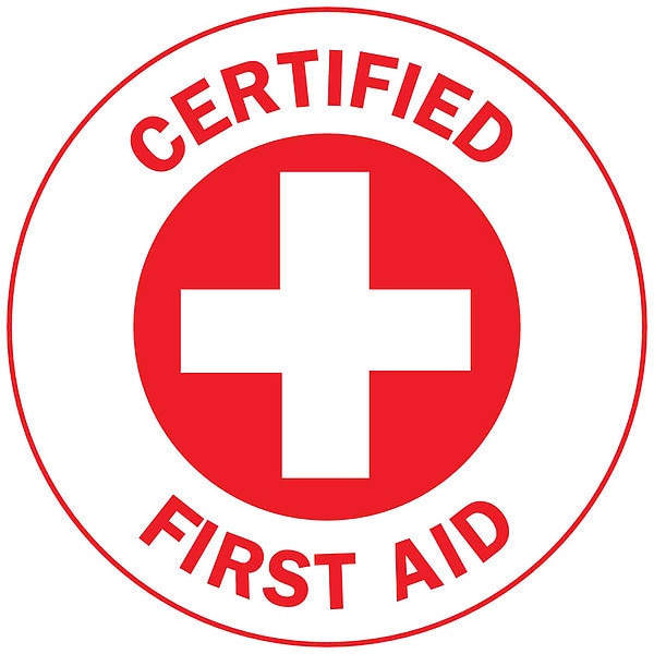Hard Hat Emblem Label, English, PK4, 49565