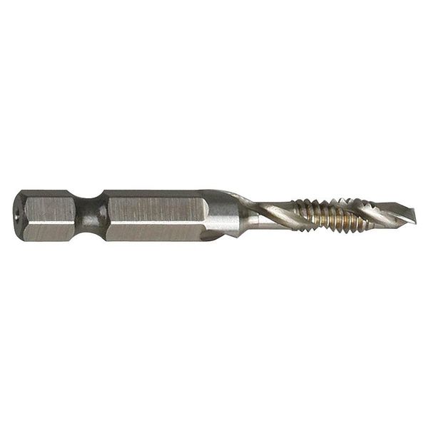 Drill/Tap/Countersink Bit, 10-24x2-1/4 L