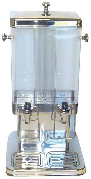 Double Bev. Dispenser, 3 Gallons