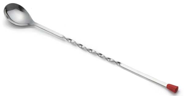 Bar Spoon, Red Knob, 12