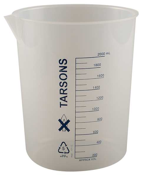 Beaker, 2000mL, Polypropylene