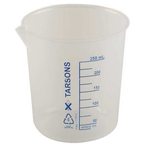 Beaker, 250mL, Polypropylene, PK6