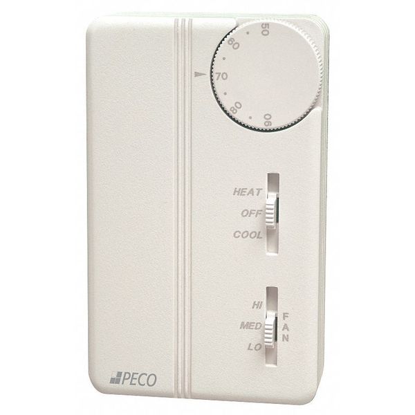 Fan Coil Thermostat, Electronic, Analog
