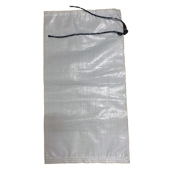 White Sand Bag, Polypropylene, Weight Capacity 40 lb, 26 in L, 14 in W, Pack 100
