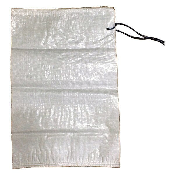 Sand Bag, Polypropylene, 27 in L, 18 in W, White