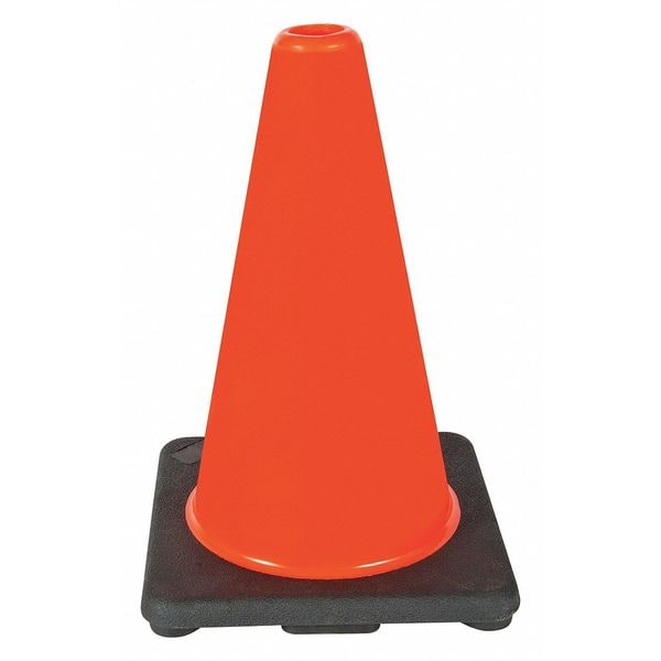 Traffic Cone, 12In, Orange, Weight: 1.7 lb