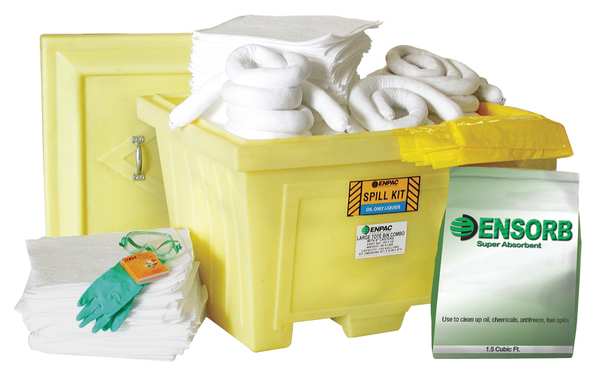 Spill Kit, Oil-Based Liquids, Yellow