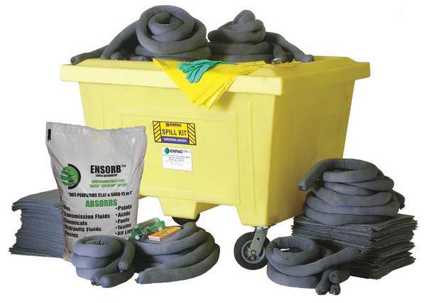 Spill Kit, Chem/Hazmat, Yellow