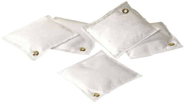 Sorbents, 8 gal. Universal Absorbed, White, Polypropylene, 30 PK