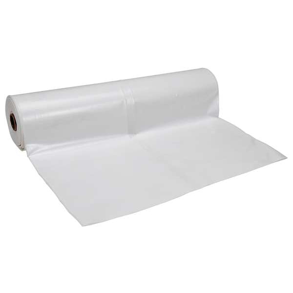 Construction Film, 10 x 100Ft, 4Mil, White