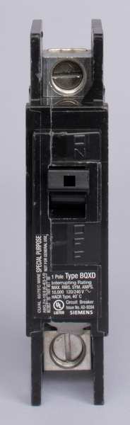 Miniature Circuit Breaker, 35 A, 120V AC, 1 Pole, Bolt On Mounting Style, BQ Series