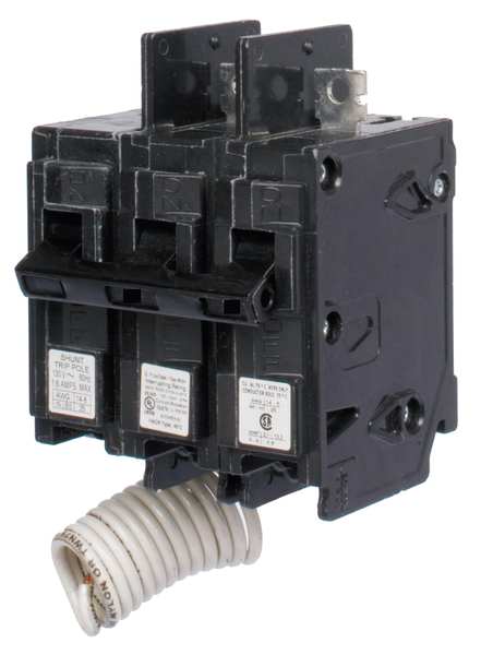 Miniature Circuit Breaker, 125 A, 120/240V AC, 2 Pole, Bolt On Mounting Style, BQ Series