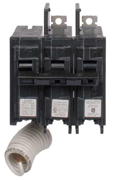 Miniature Circuit Breaker, 125 A, 120/240V AC, 2 Pole, Bolt On Mounting Style, BQ Series