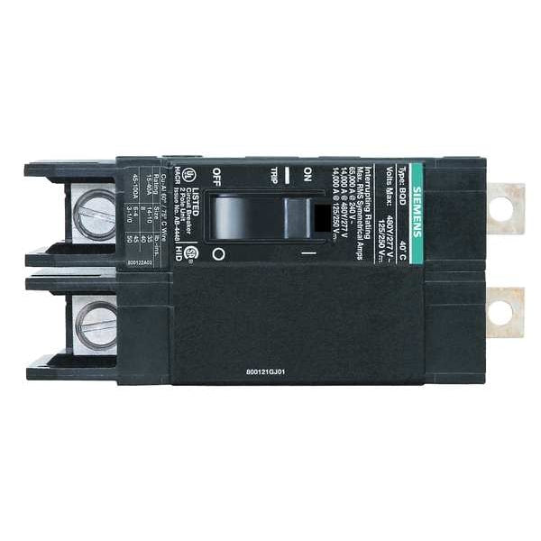 Miniature Circuit Breaker, 90 A, 480V AC, 2 Pole, Bolt On Mounting Style, BQD Series