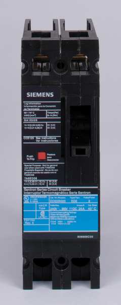 Molded Case Circuit Breaker, 100 A, 240V AC, 2 Pole, Lug In Panelboard Mounting Style, ED2 Series