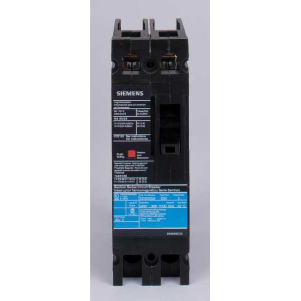 Molded Case Circuit Breaker, 50 A, 240V AC, 2 Pole, Lug In Panelboard Mounting Style, ED2 Series