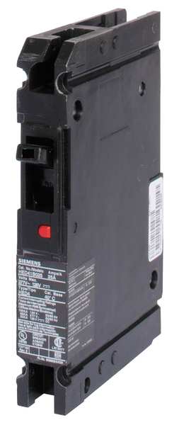 Molded Case Circuit Breaker, 35 A, 277V AC, 1 Pole, Lug In Panelboard Mounting Style, HED4 Series