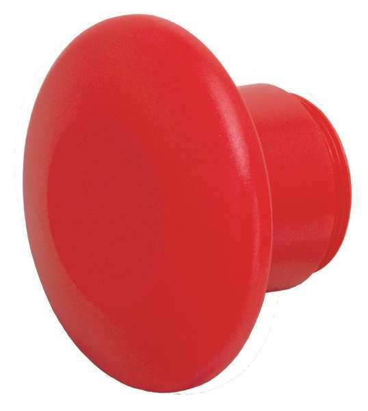 Mushroom Head, 30mm, Red, Plastic